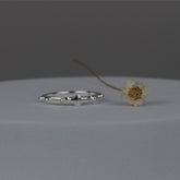 Anel de Prata 925 Cruz Detalhes - Joias Prata Viva