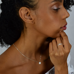 Anel de Prata 925 Cruz do Terço