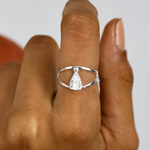 Anel de Prata 925 Nossa Senhora Aparecida