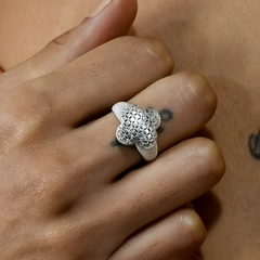 Anel de Prata 925 Trevo da Sorte