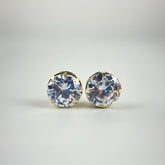 Ponto de Luz Zircônia - Brincos Banho de Ouro 18K