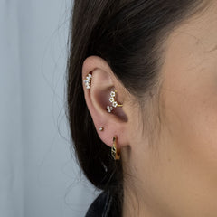 Articulado Torcido - Brincos Banho de Ouro 18K