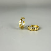 Articulado Coração - Brincos Banho de Ouro 18K