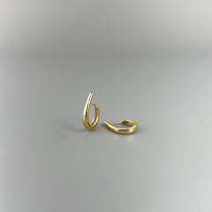 Articulado Liso - Brincos Banho de Ouro 18K