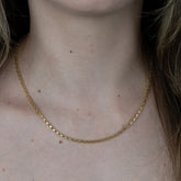 Colar Banhado a Ouro Oca