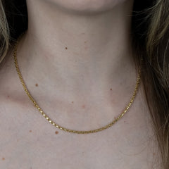 Colar Banhado a Ouro Oca