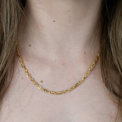 Colar Banhado a Ouro Trabalhado