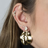 Gota - Brincos Banho de Ouro 18K