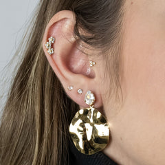 Gota - Brincos Banho de Ouro 18K