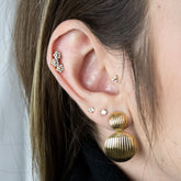 Balanço - Brincos Banho de Ouro 18K