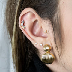 Balanço - Brincos Banho de Ouro 18K