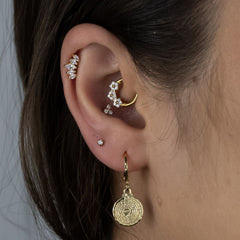 Pai Nosso - Brincos Banho de Ouro 18K