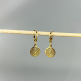 Pai Nosso - Brincos Banho de Ouro 18K