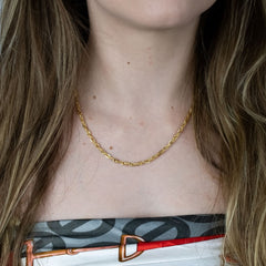 Colar Banhado a Ouro Trabalhado