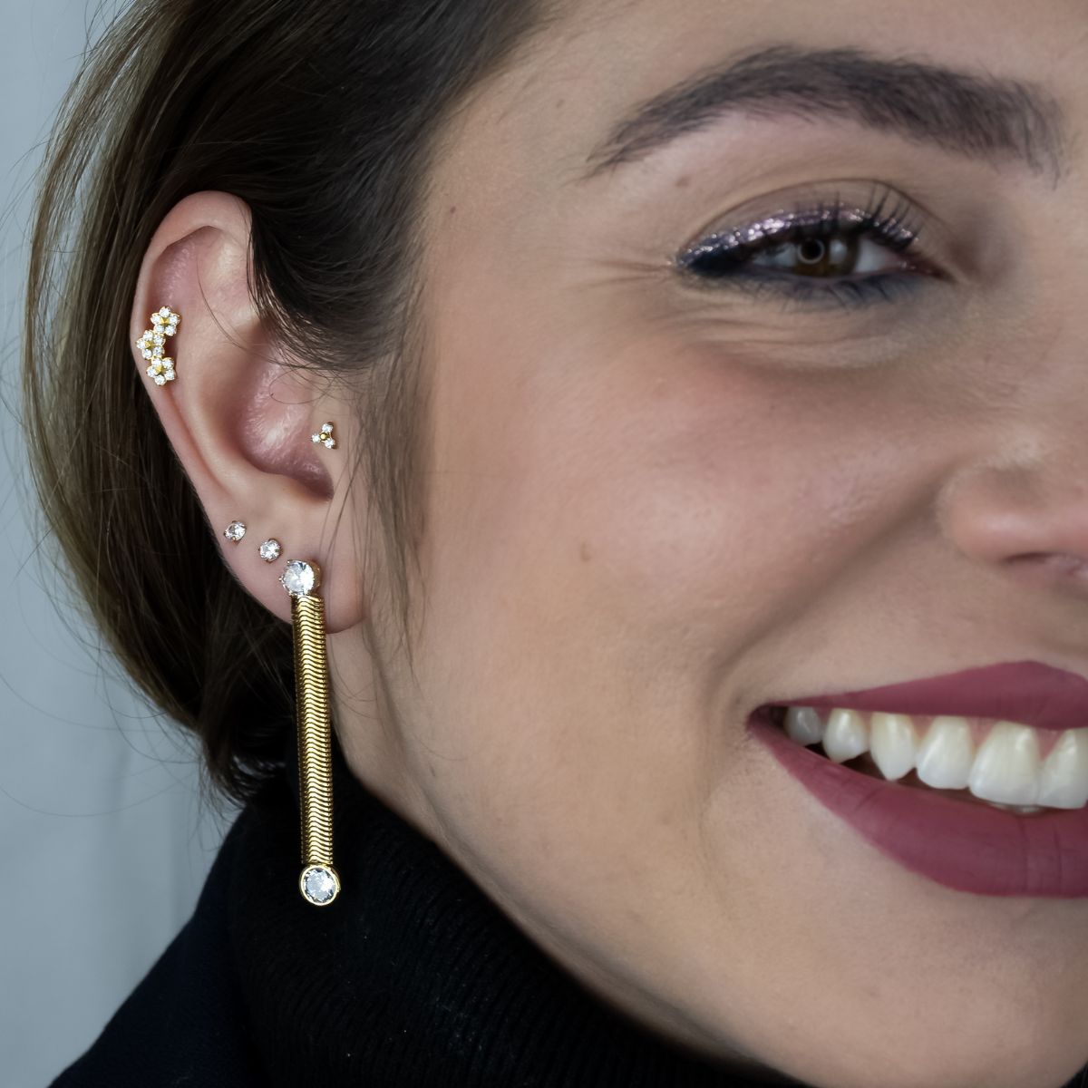 Fio Alemão - Brincos Banho de Ouro 18K